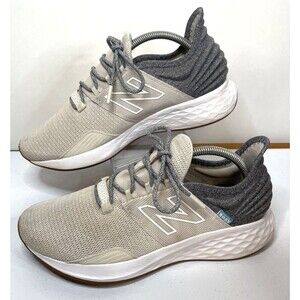 NEW BALANCE Womens FF Roav WROAVTG Gray Tan White Running Shoes Fresh Foam 10
